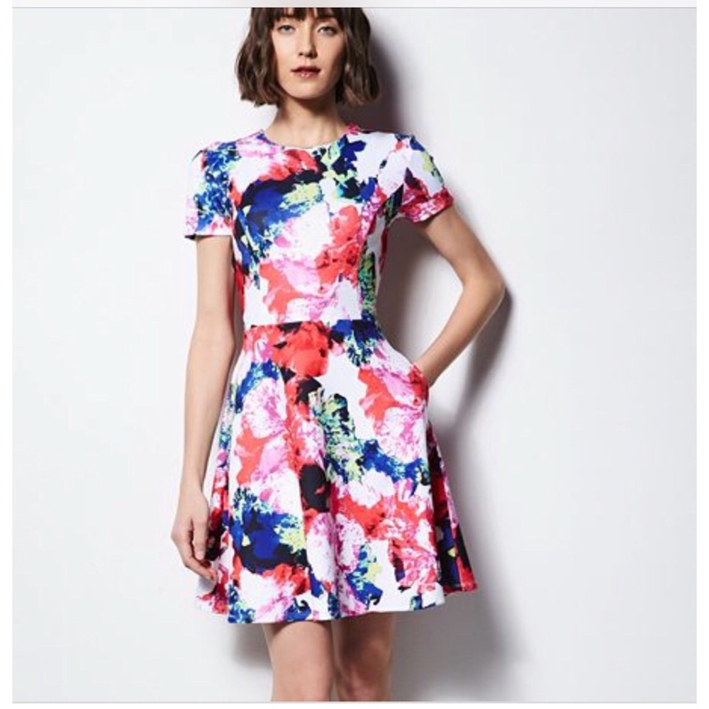 Milly fit ands flare scuba dress